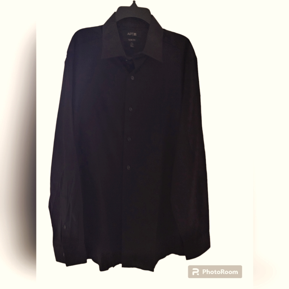 Apt 9 Men's Slim Fit Button down Shirt Size 16 NWT